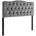Annabel Diamond Tufted Performance Velvet Queen Headboard by Modway