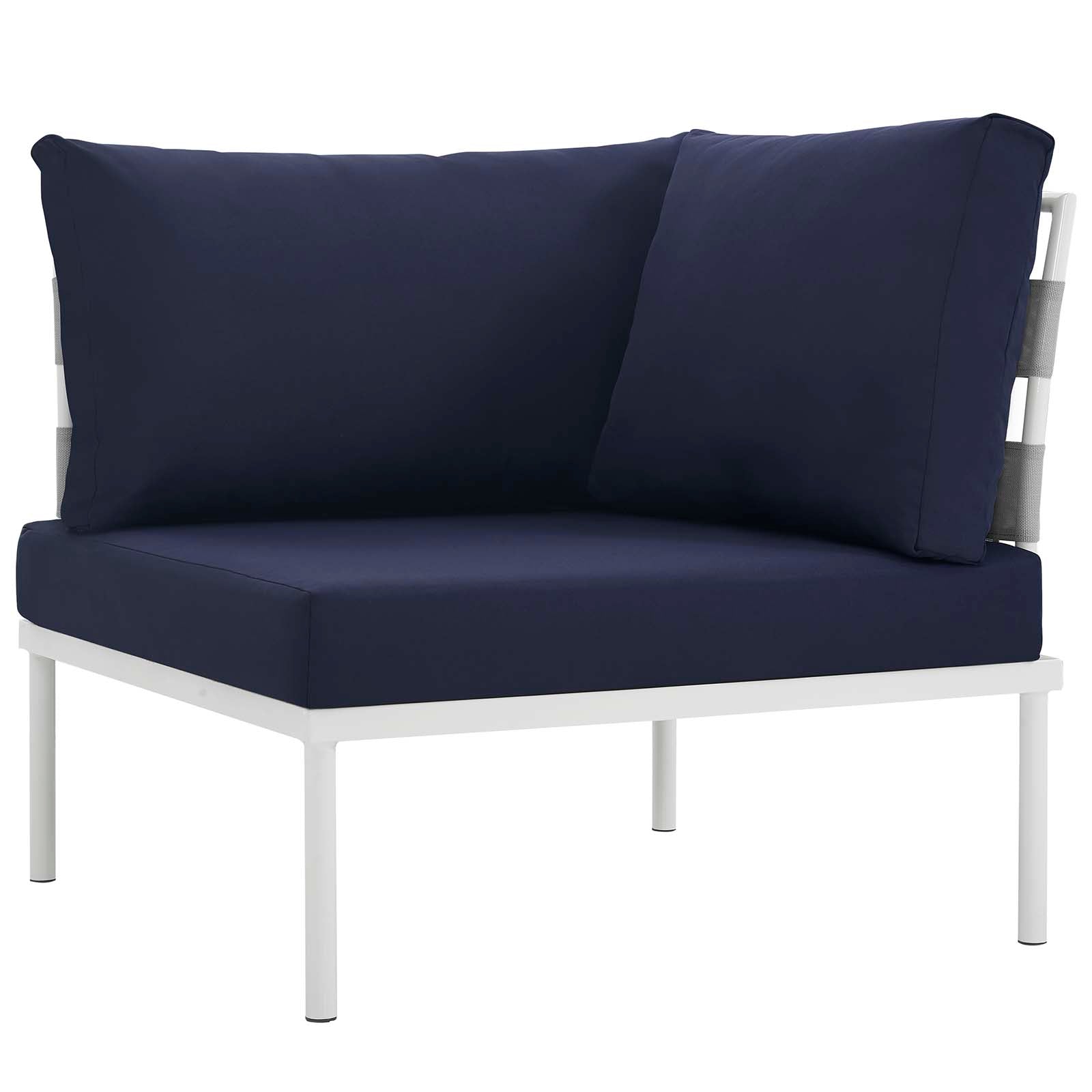 Harmony 10 Piece Outdoor Patio Aluminum Sectional Sofa Set by Modway
