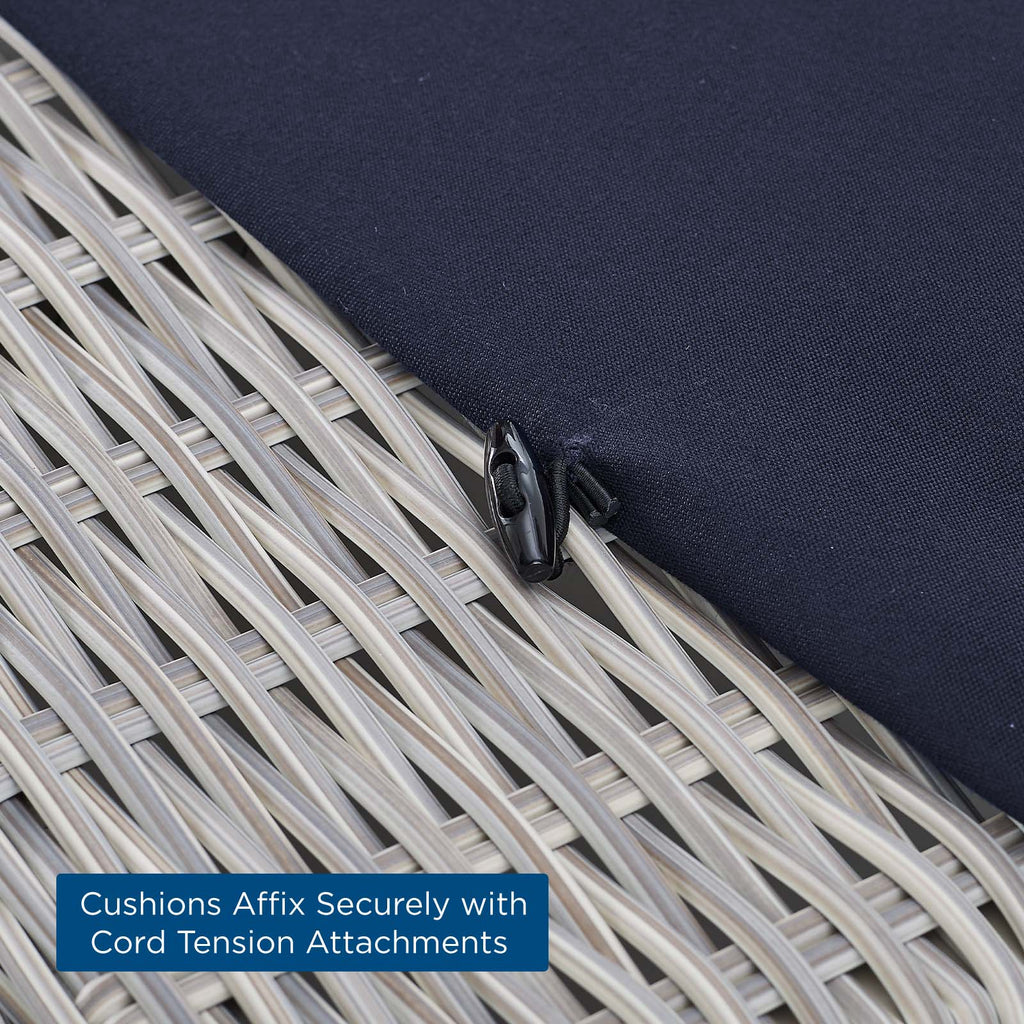 Conway 5-Piece Sunbrella¨ Outdoor Patio Wicker Rattan Furniture Set by Modway