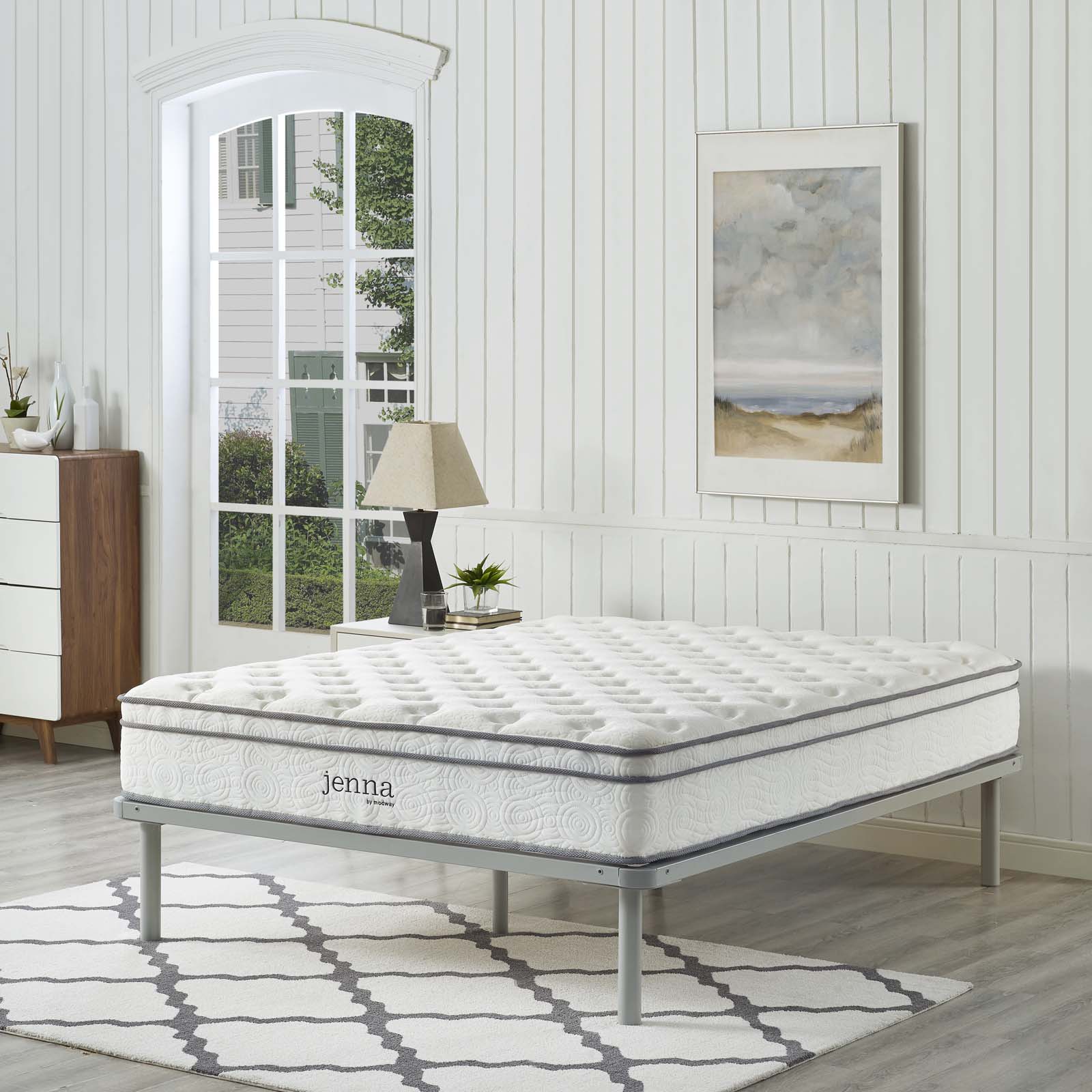 Jenna 10" Innerspring and Foam Full Mattress by Modway