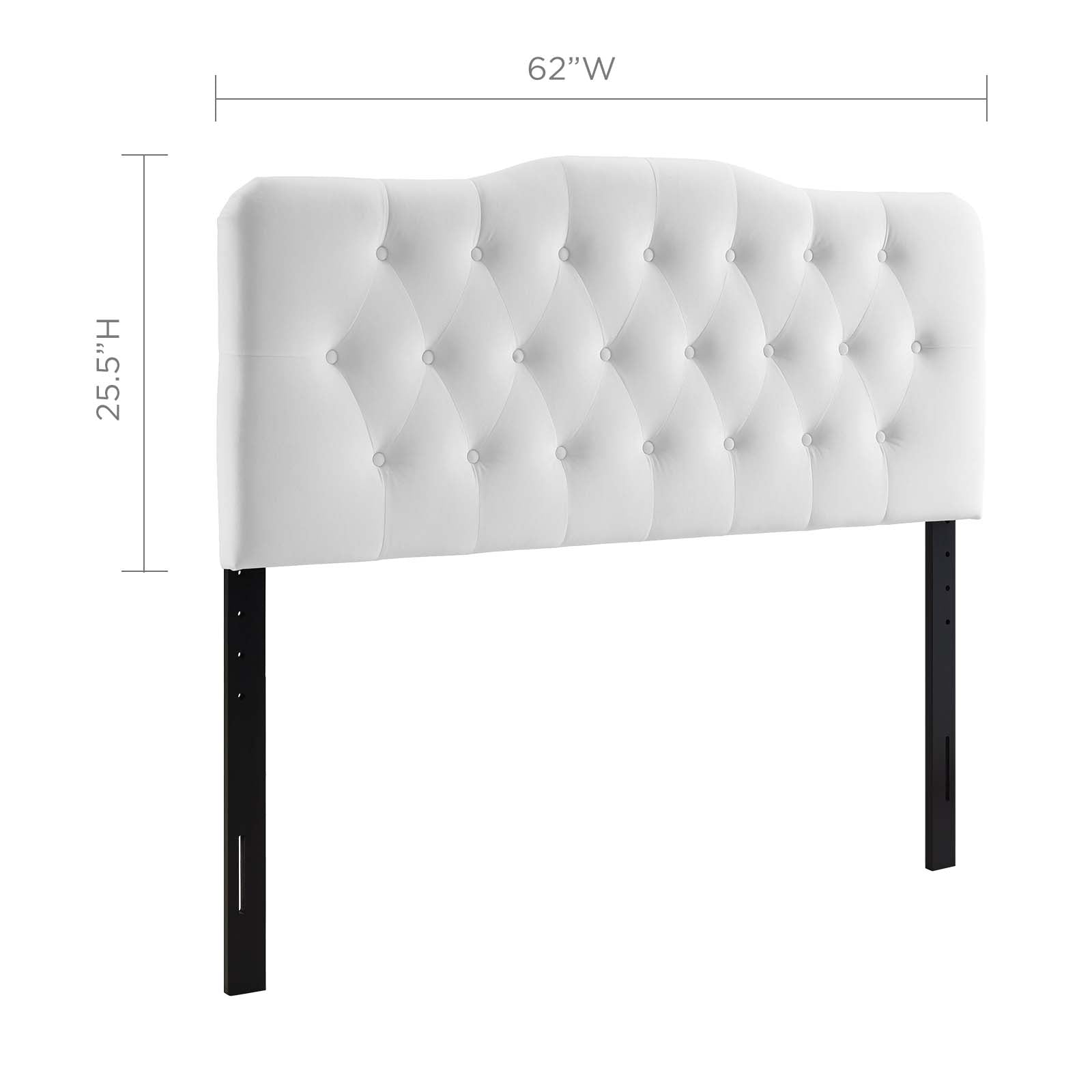 Annabel Diamond Tufted Performance Velvet Queen Headboard by Modway