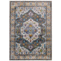 Success Anisah Distressed Floral Vintage Medallion 8x10 Area Rug by Modway