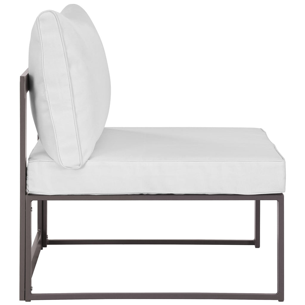 Fortuna Armless Outdoor Patio Chair by Modway