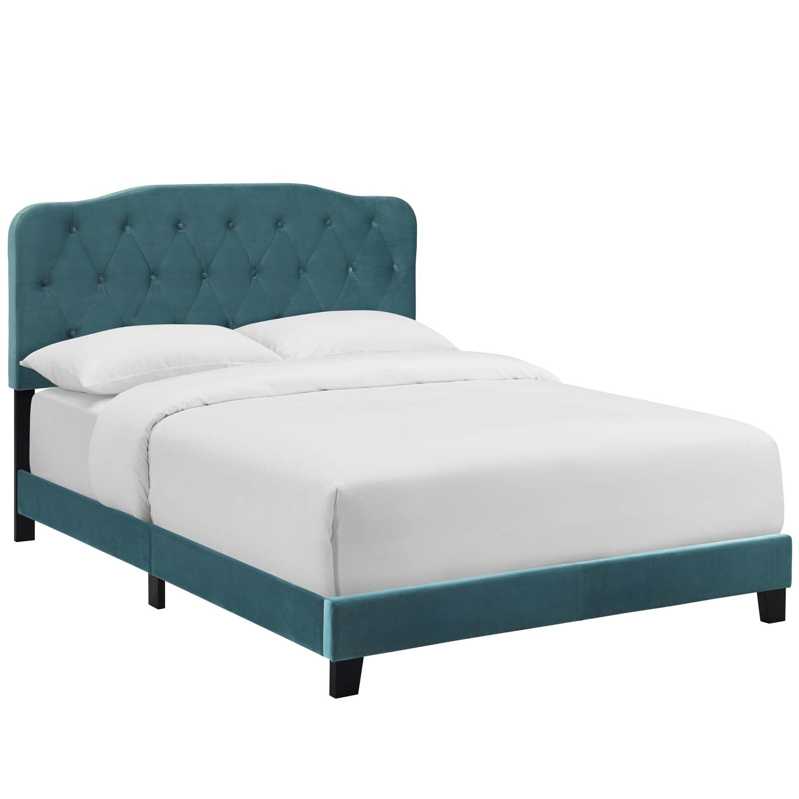 Amelia Performance Velvet Queen Bed by Modway