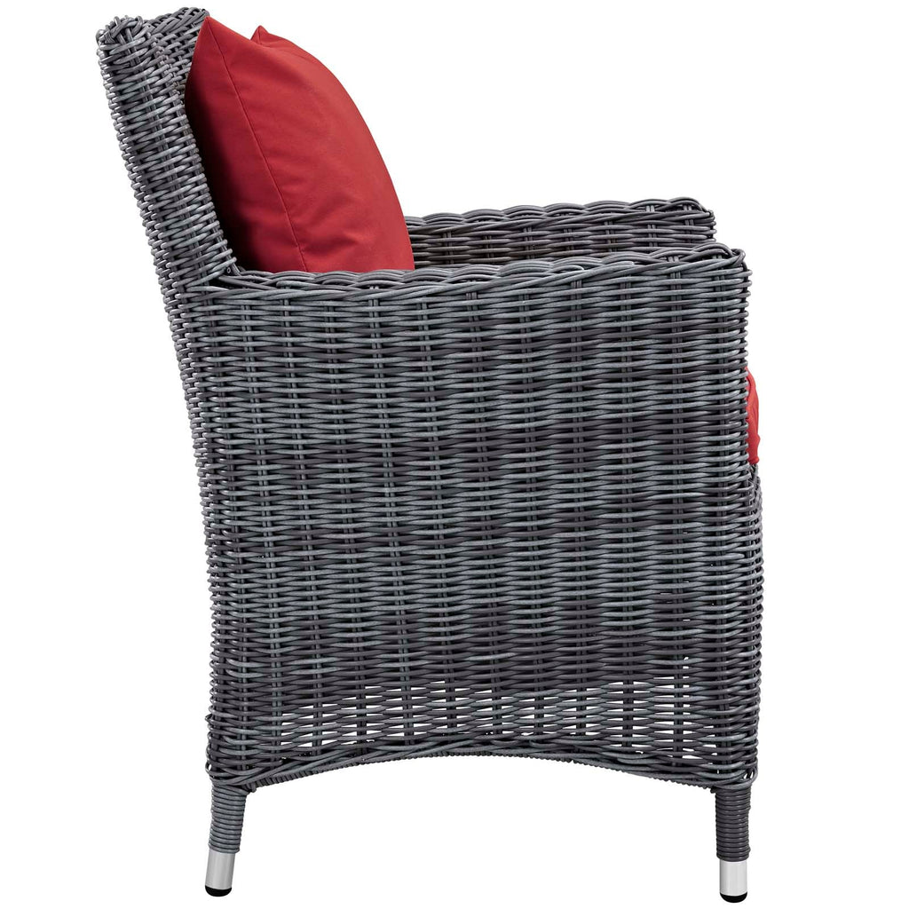 Summon 4 Piece Outdoor Patio Sunbrella¨ Dining Set by Modway