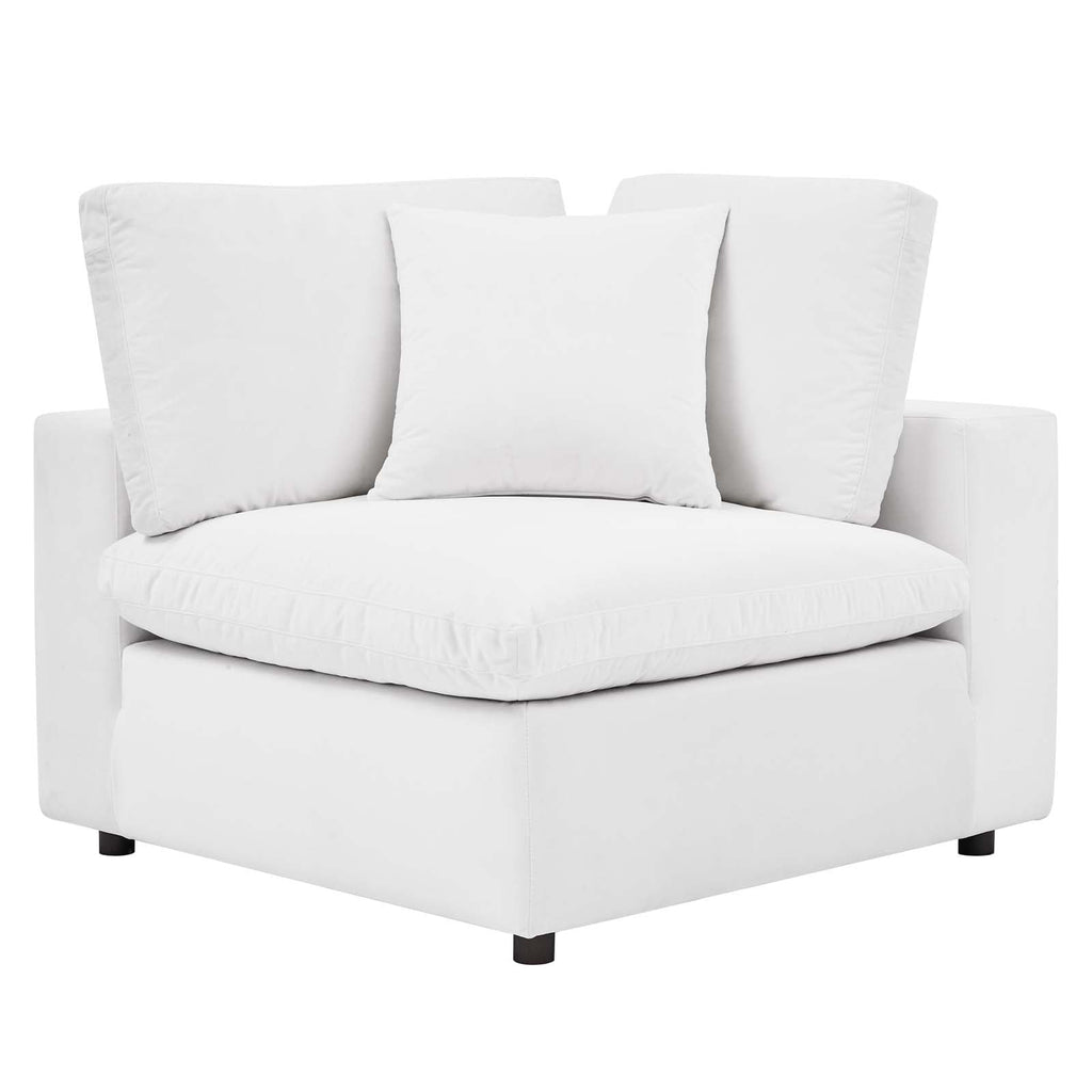 Commix 8-Piece Down Filled Overstuffed Performance Velvet Sectional Sofa by Modway