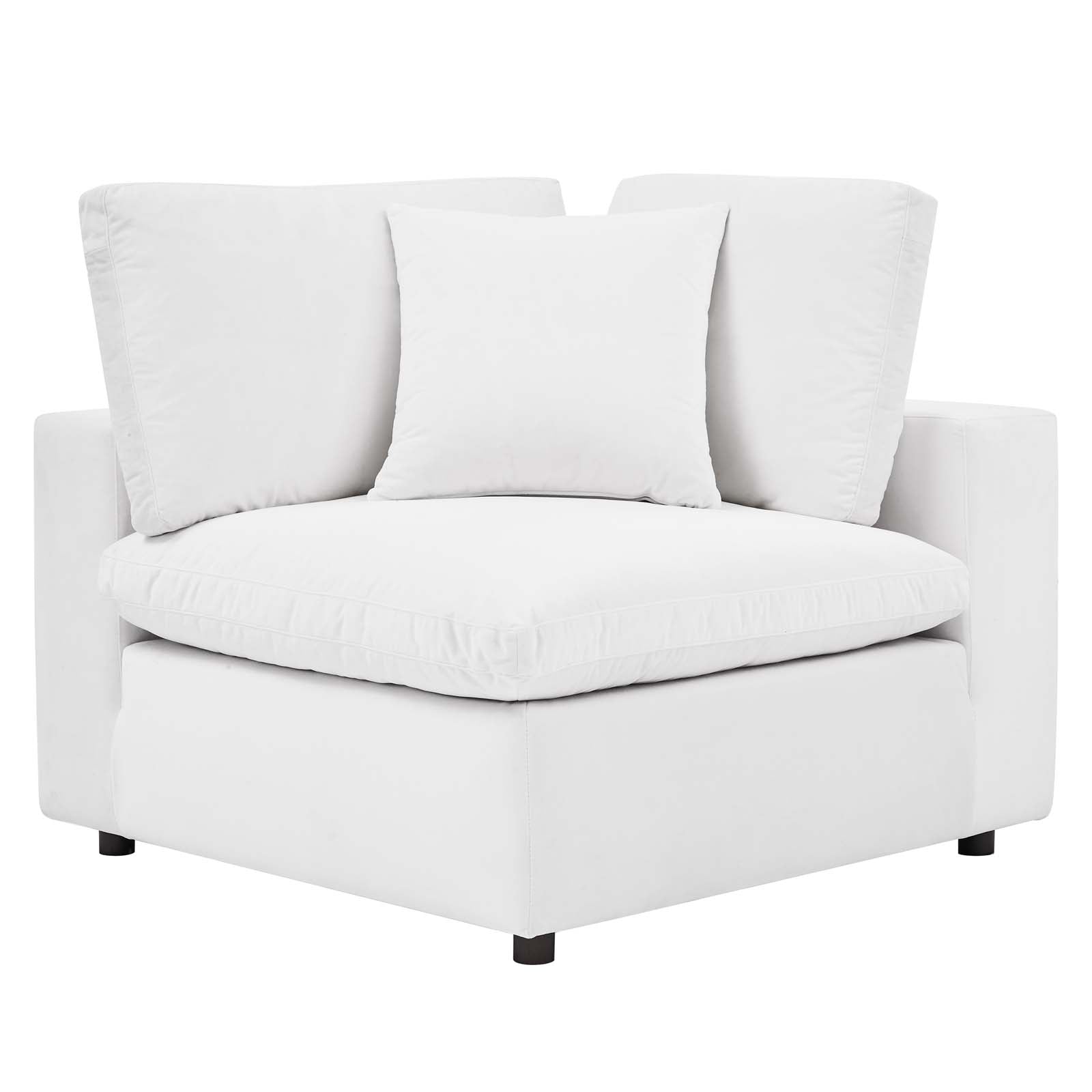 Commix 8-Piece Down Filled Overstuffed Performance Velvet Sectional Sofa by Modway