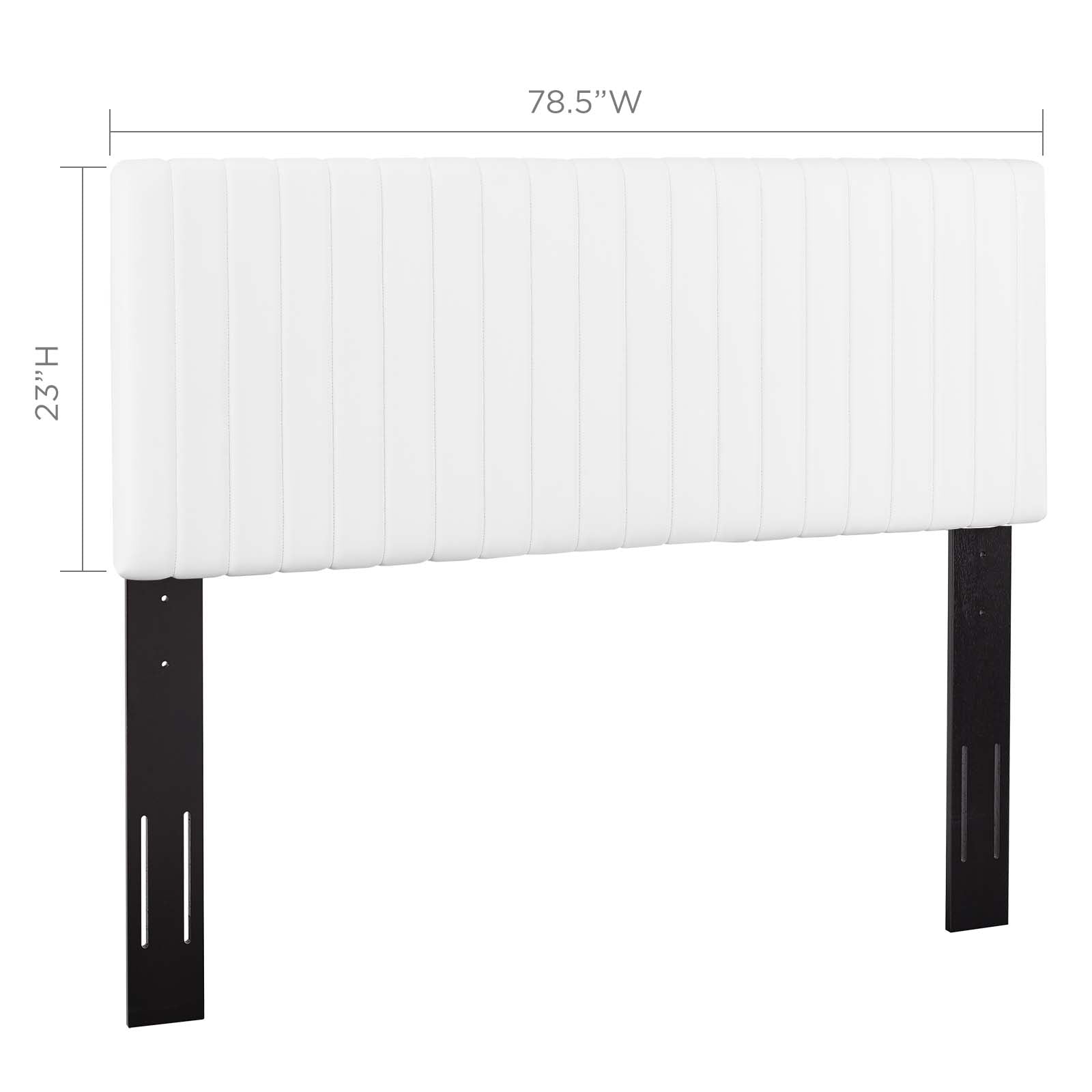 Keira Faux Leather King/California King Headboard by Modway