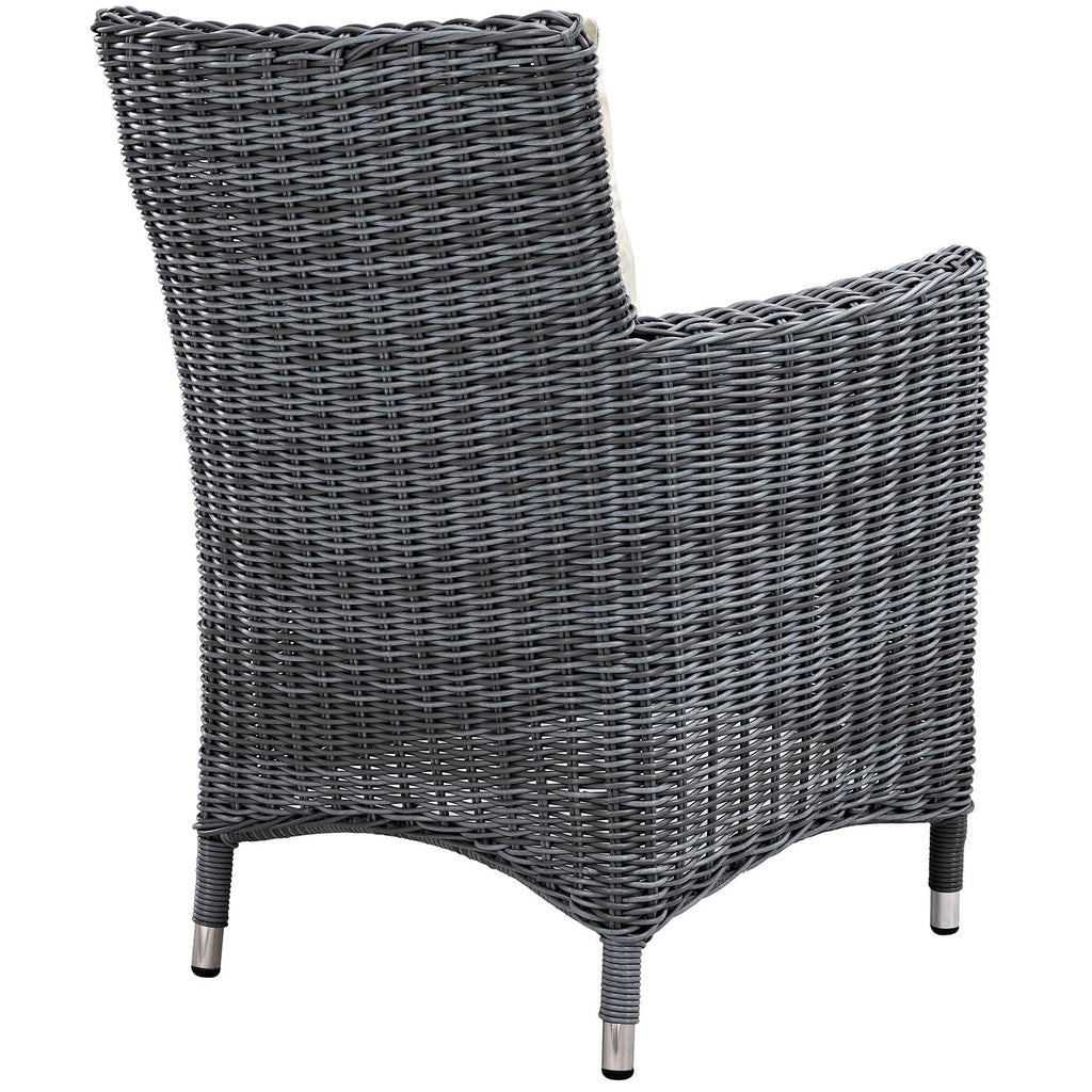 Summon 9 Piece Outdoor Patio Sunbrella¨ Dining Set by Modway