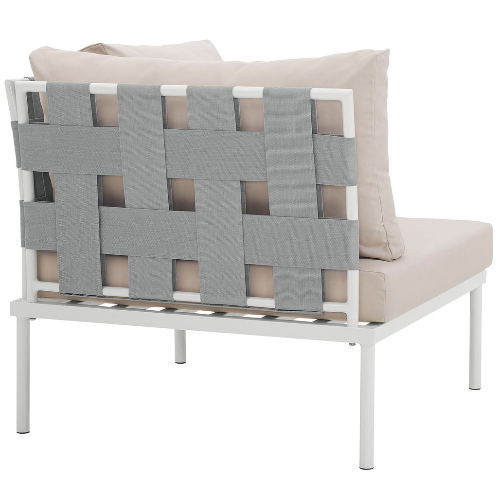 Harmony Outdoor Patio Aluminum Corner Sofa by Modway