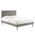 Alana Wood King Platform Bed With Splayed Legs by Modway