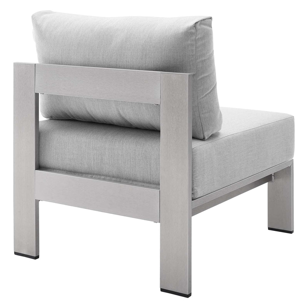 Shore 3 Piece Sunbrella¨ Fabric Outdoor Patio Aluminum Set by Modway