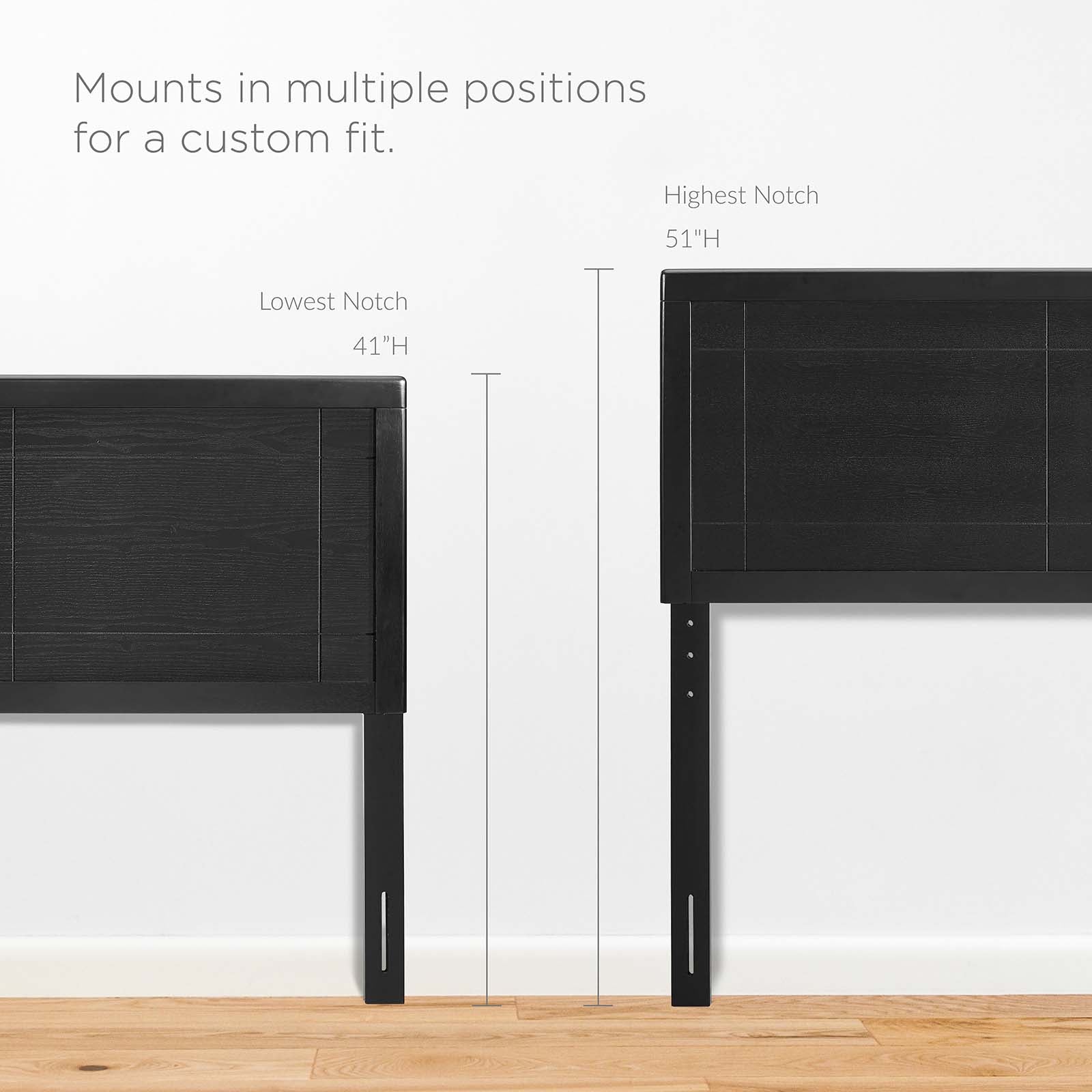 Archie Wood Twin Headboard by Modway