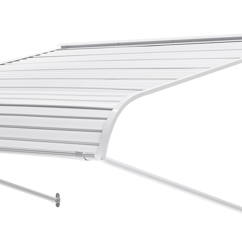 Window Awning Door Canopy 48x42 in Aluminum Alloy