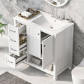 36" Bathroom Vanity with Sink Top and Storage Cabinet