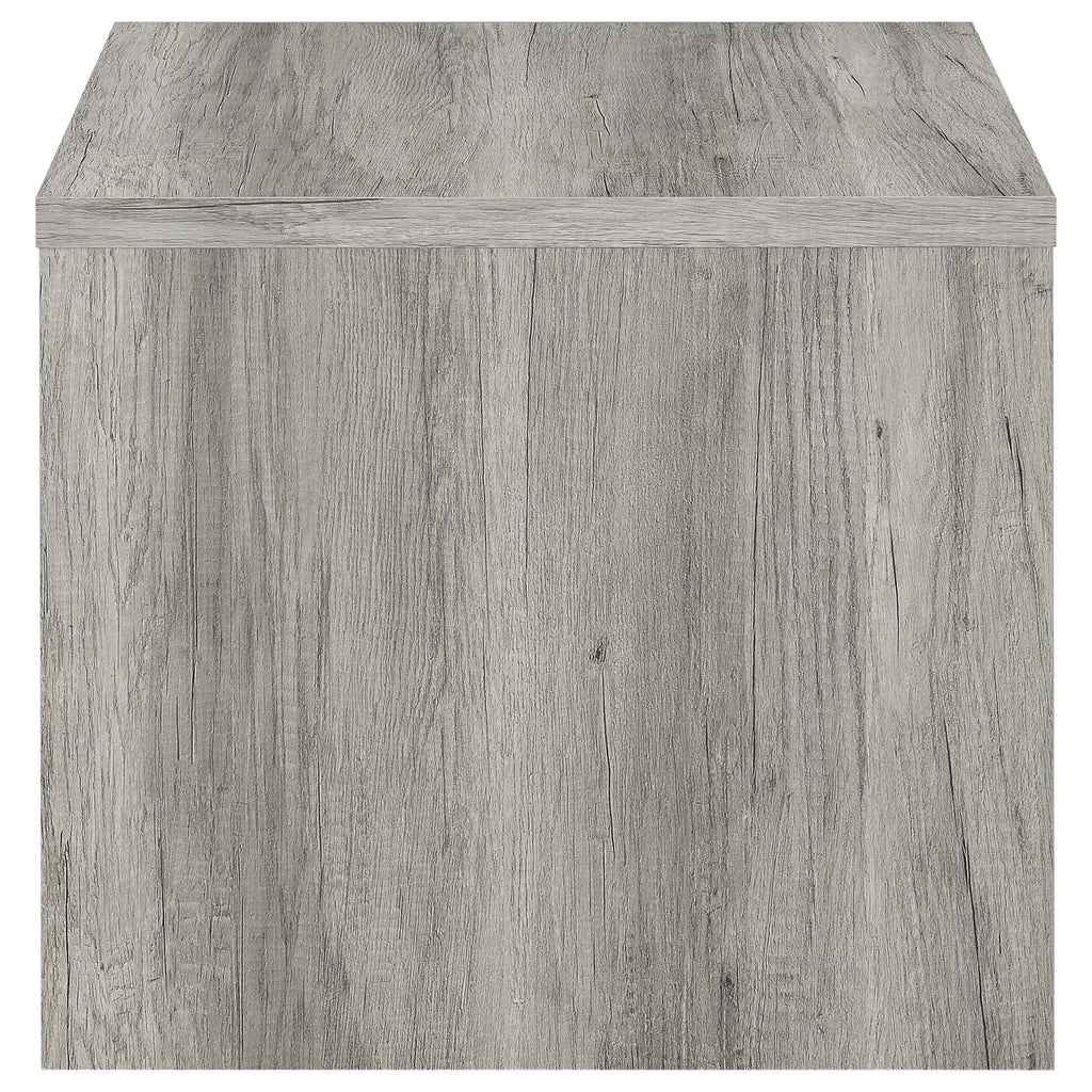 Nuberg - 2 Piece And End Table Set With Storage Drawers - Gray