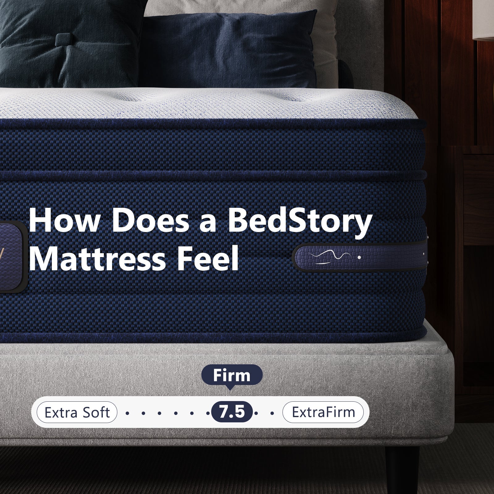 Bedstory Spine Align Pro 14" King Firm Cooling Hybrid Mattress
