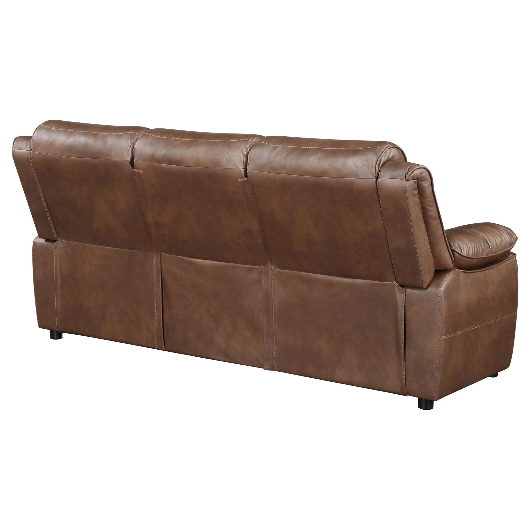 Worthington - Padded Arm Sofa - Dark Brown