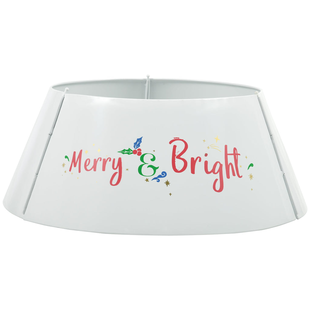 HOMCOM 26 Inch Christmas Tree Collar Ring, Stand Cover for Decor