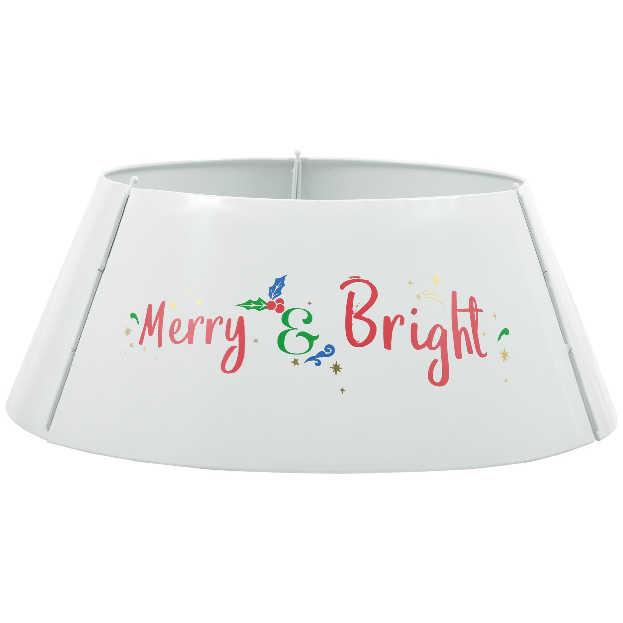 HOMCOM 26 Inch Christmas Tree Collar Ring, Stand Cover for Decor