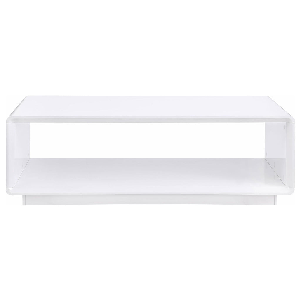 Fletcher - 2 Piece Coffee And End Table Set - Gloss White