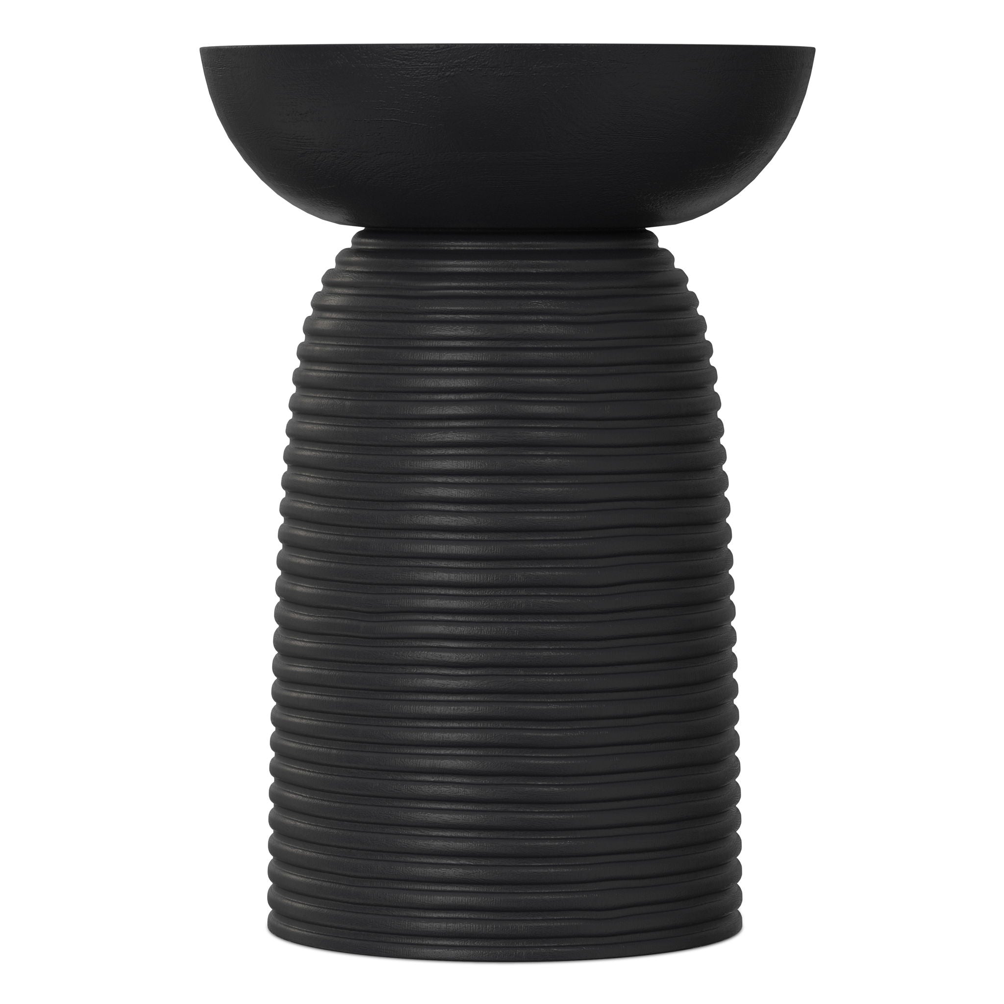 Boyd - Ribbed Accent Table - Black