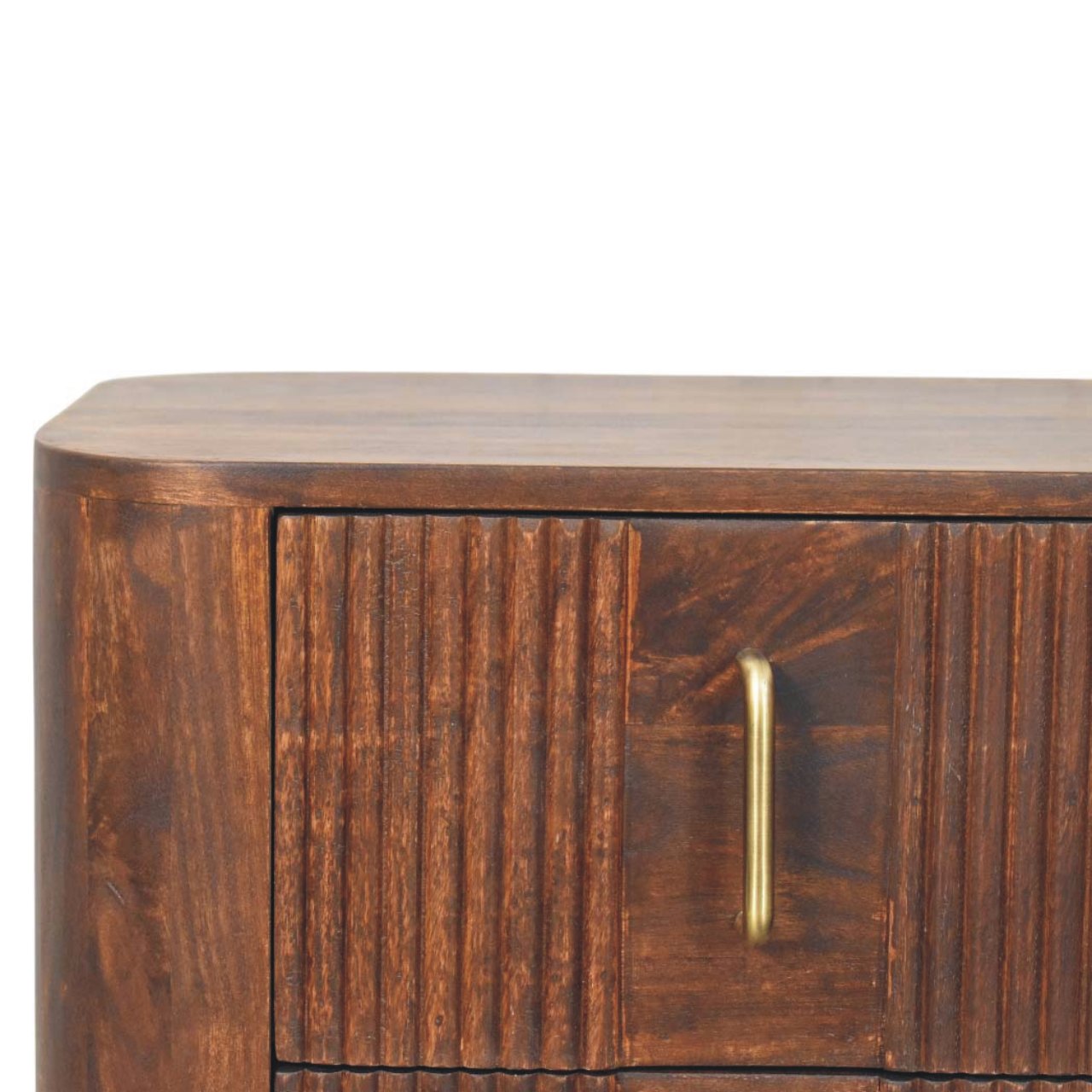 Solid Wood Marlowe Fluted Nightstand