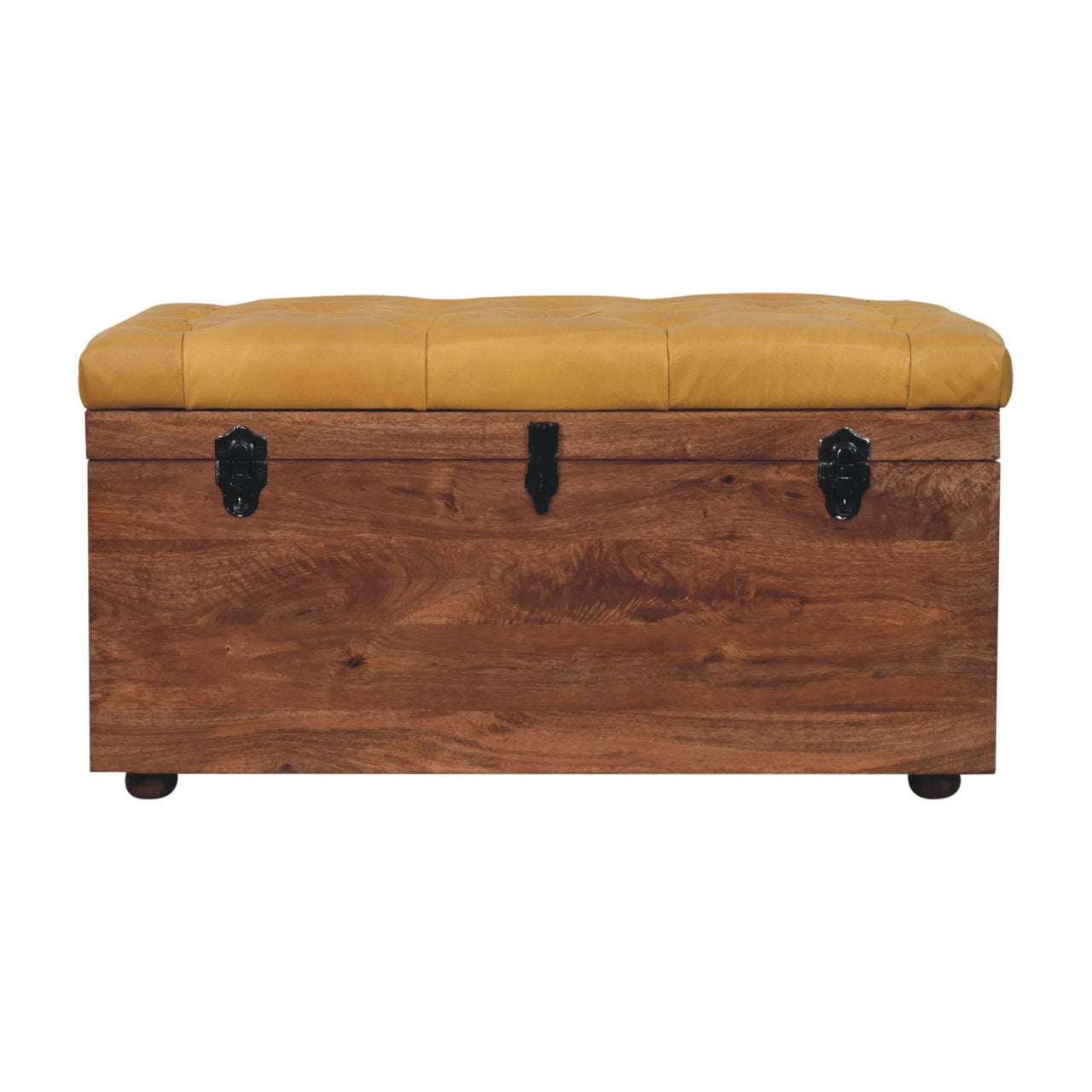 Solid Wood Buffalo Hide Honey