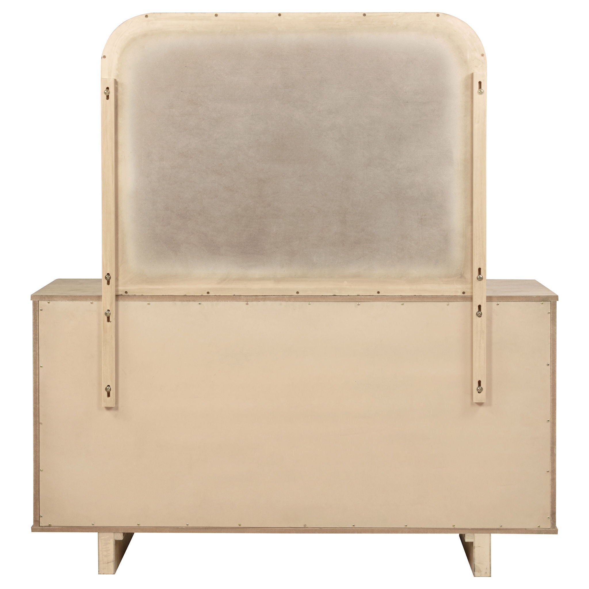 Kailani 9-drawer Dresser and Mirror Beige Oak