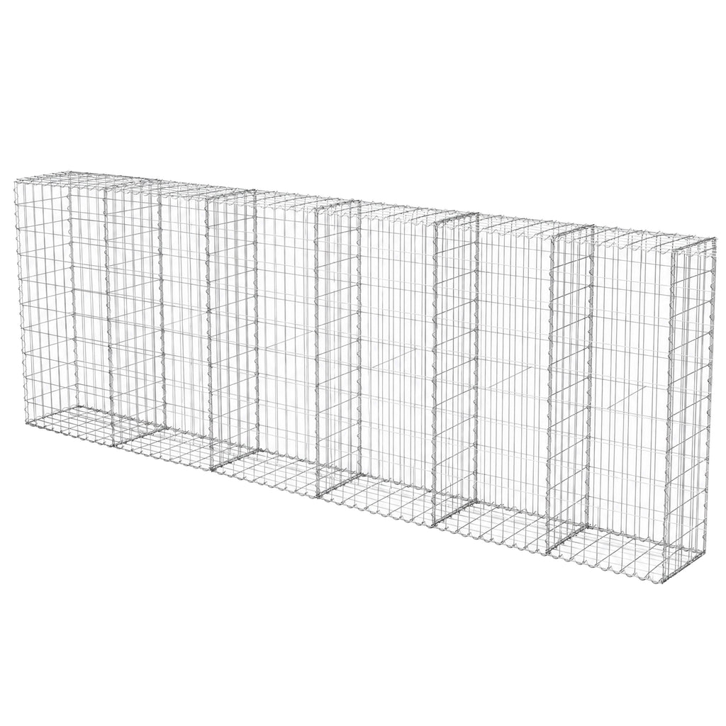 Galvanized Steel Gabion Basket with Dividers