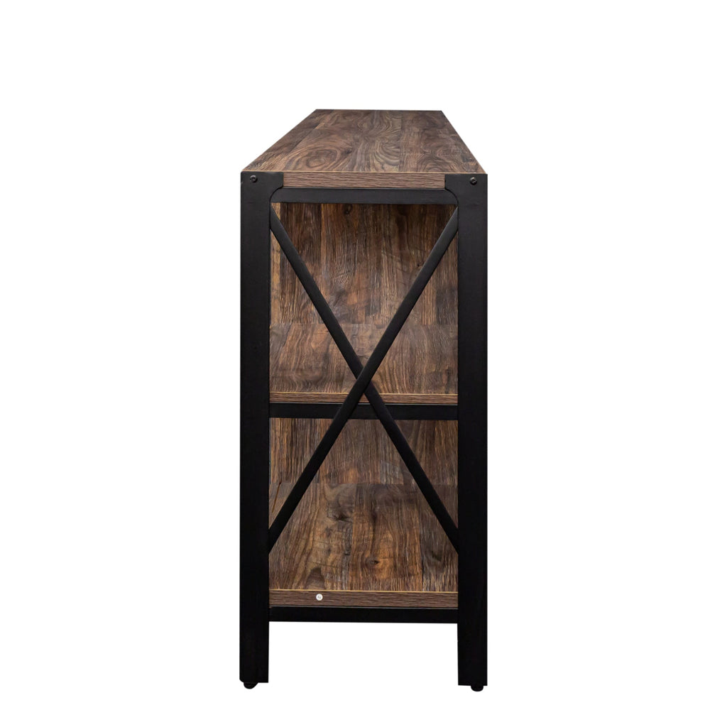 Industrial 80 Inch TV Stand for Living Room & Bedroom