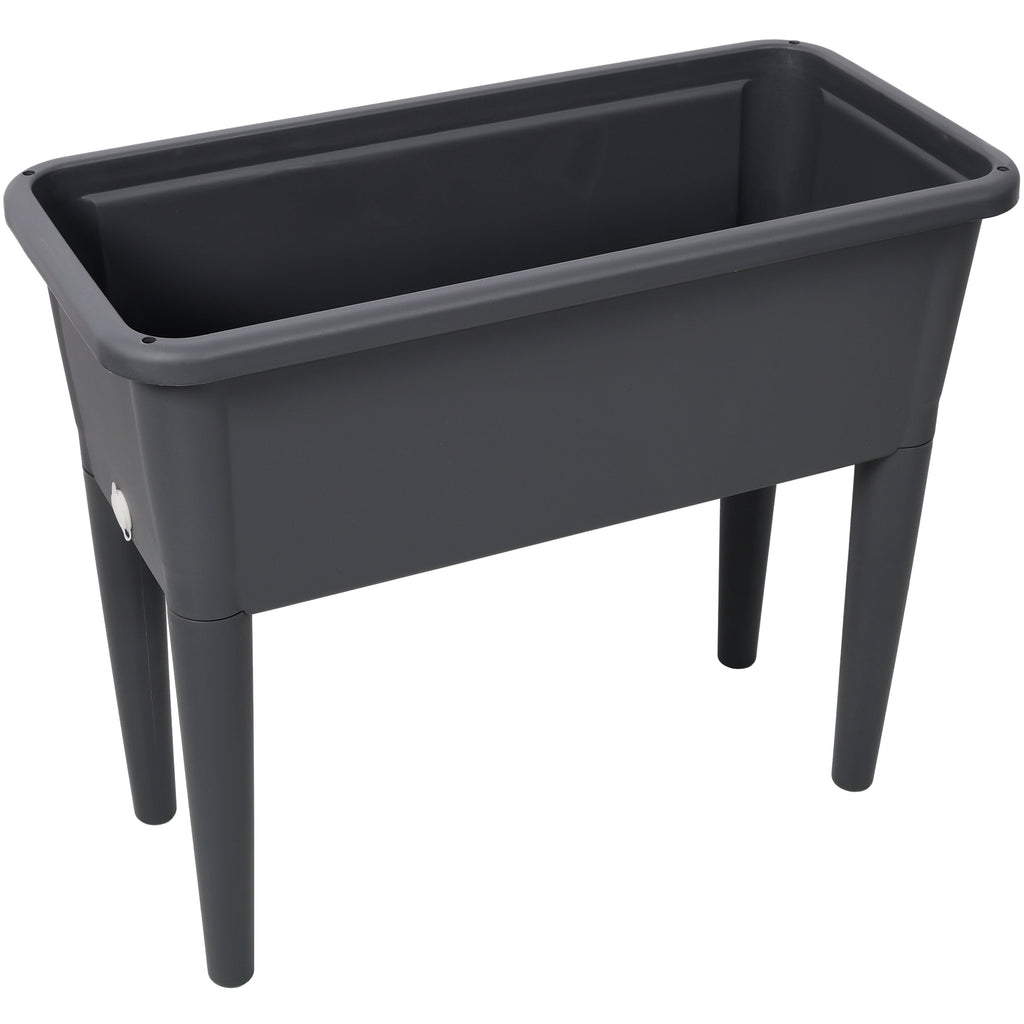 Raised Garden Bed with Ventilated Transparent Greenhouse Lid