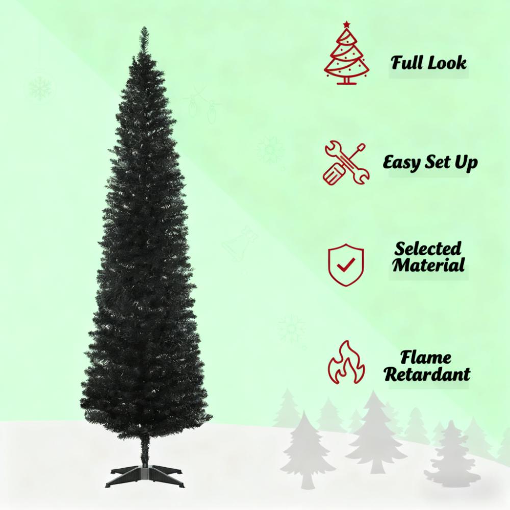 Pencil Christmas Tree with Sturdy Base