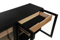 Middleton 4-door Sideboard Server with Dual Drawers Black