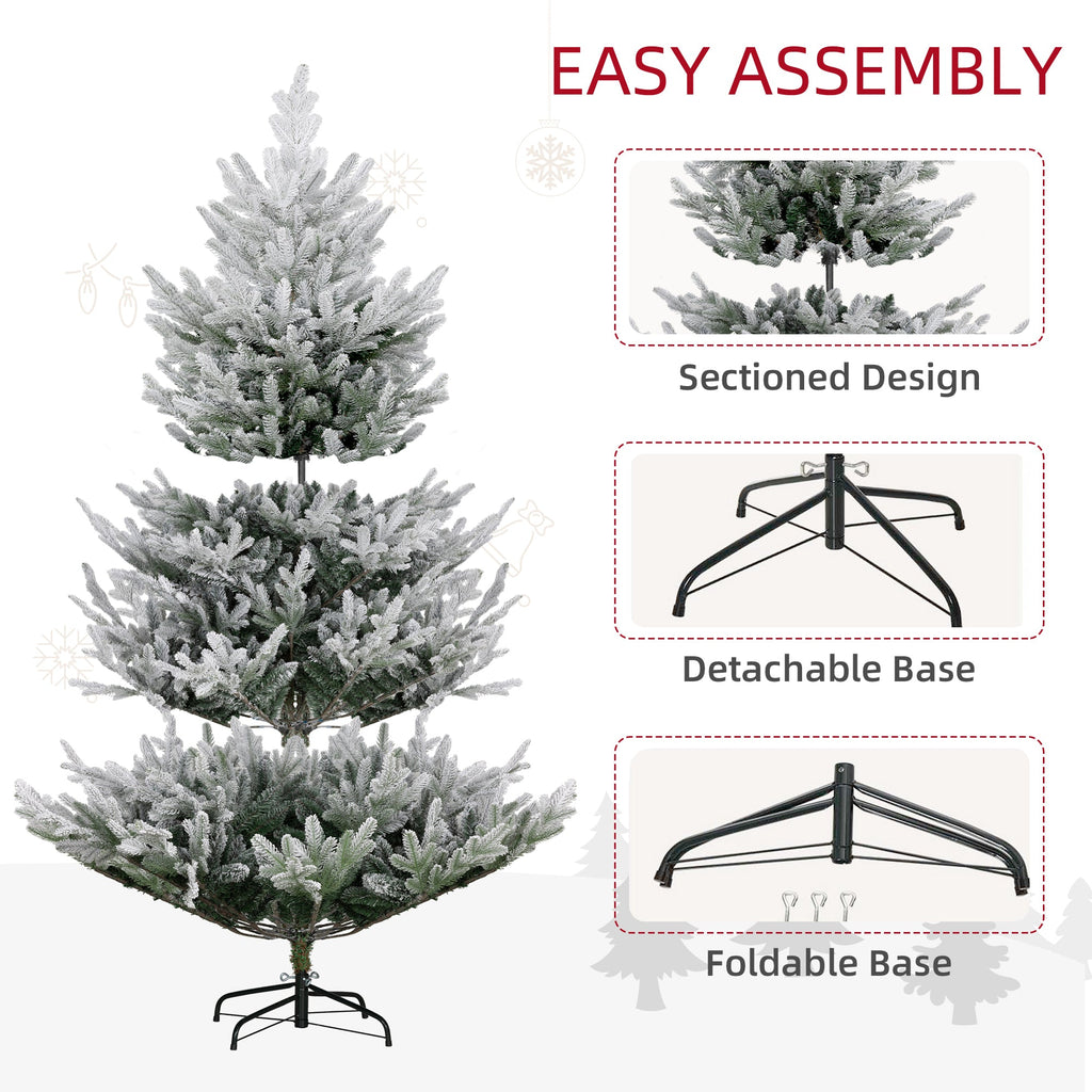 HOMCOM 6 Foot Artificial Christmas Tree