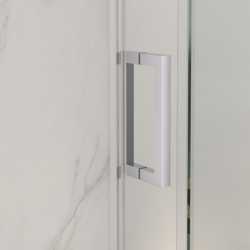 Frameless Sliding Shower Door - 56-60"W x 72"H