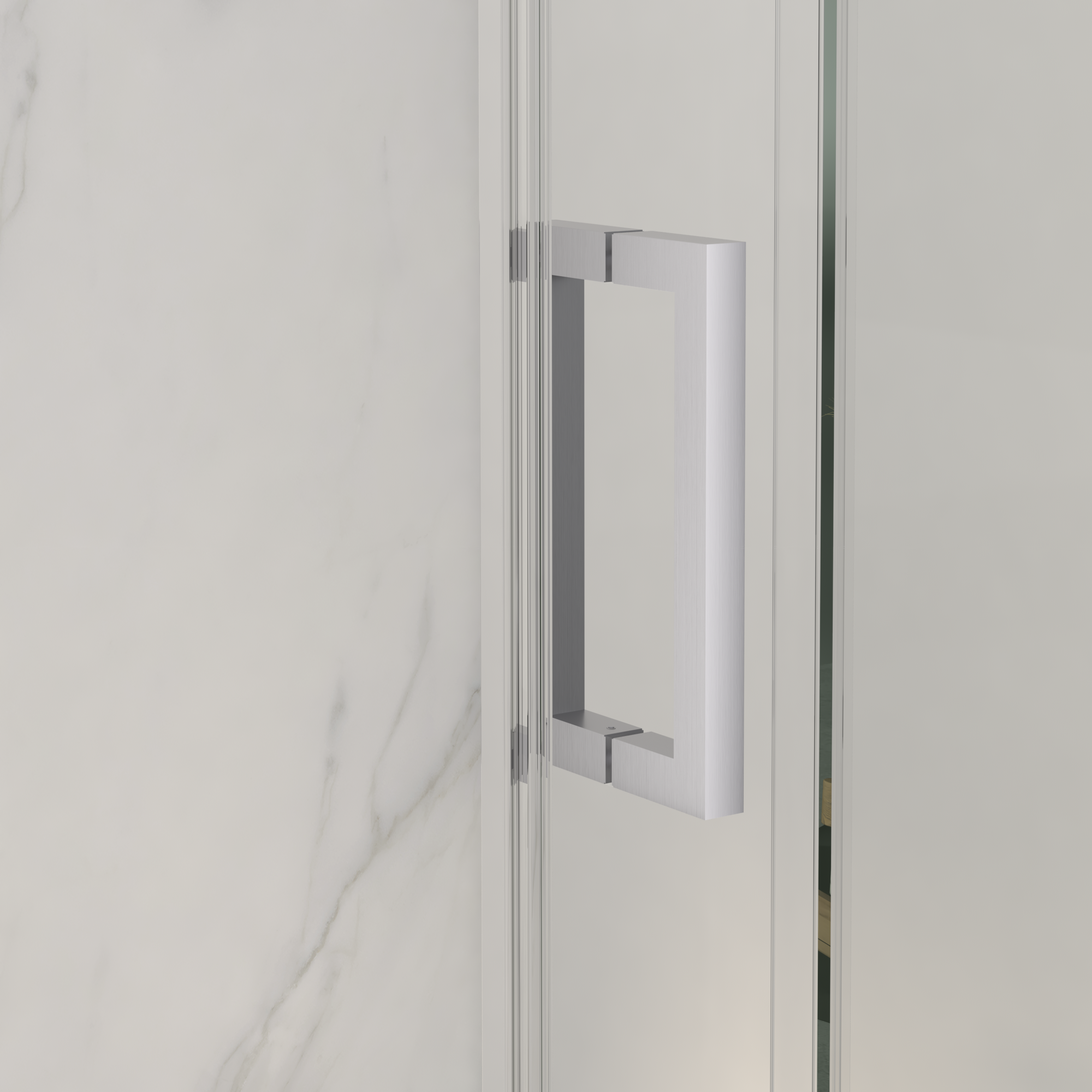 Frameless Sliding Shower Door - 56-60"W x 72"H