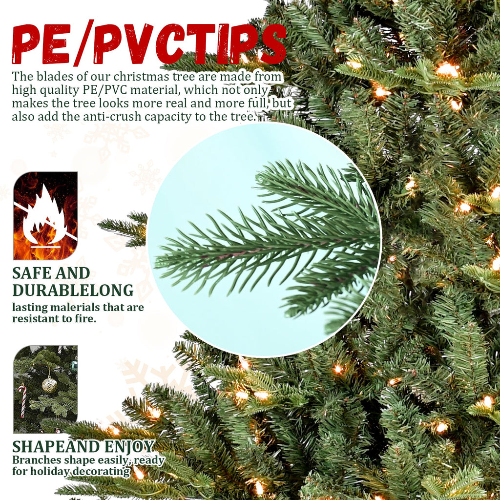 4FT Full-Shape Christmas Tree with 150 UL Lights