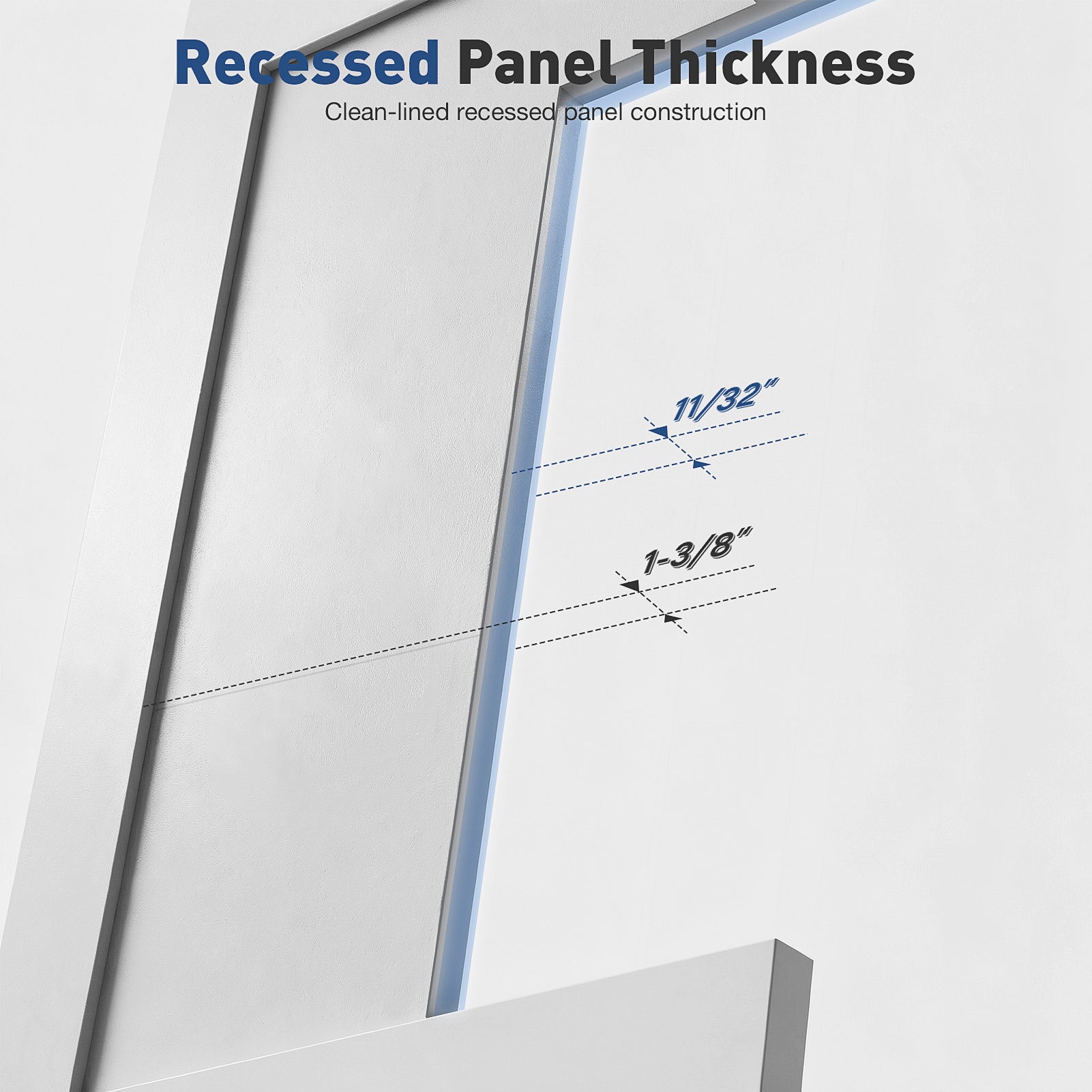 30 In. x 80 In. Shaker Door