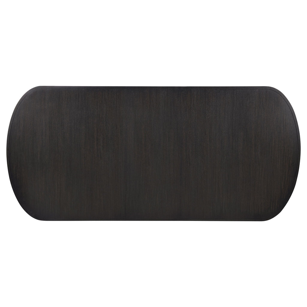 Leandro 7-piece Rectangular Dining Table Set Burnished Black