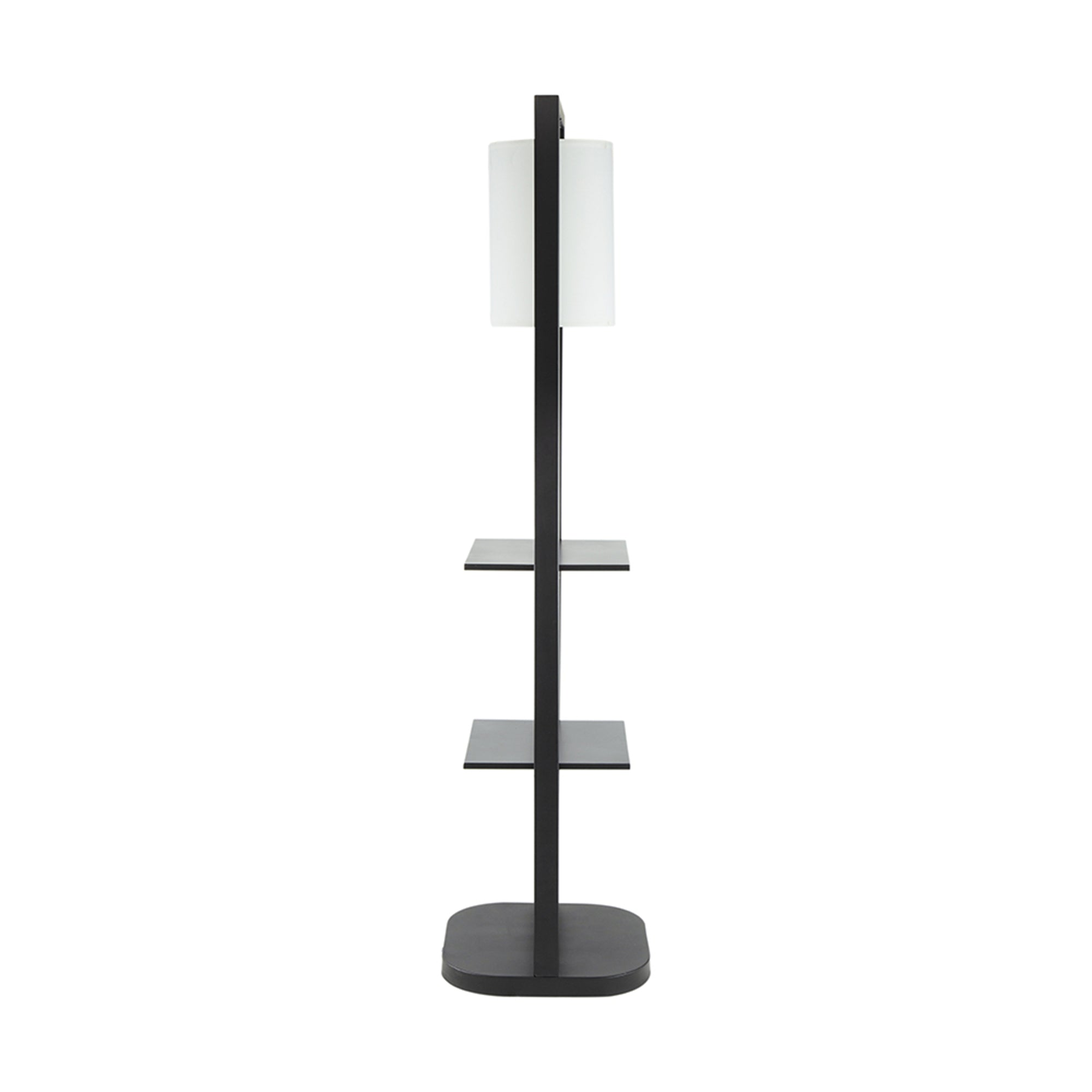 Two Tiered Vertical Shelving Stand with Light