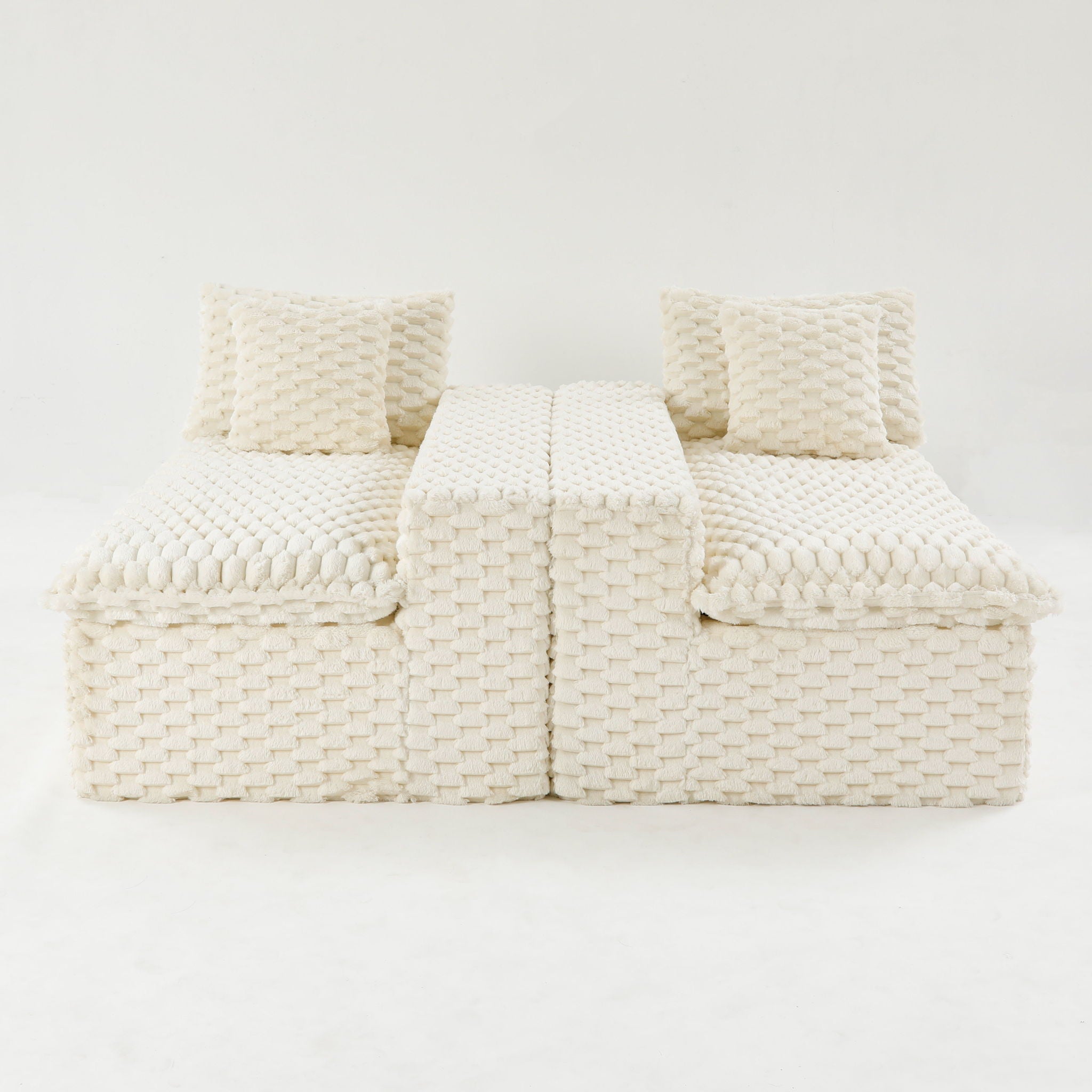 Multifunctional Sofa, Side-By-Side Or Facing Each Other