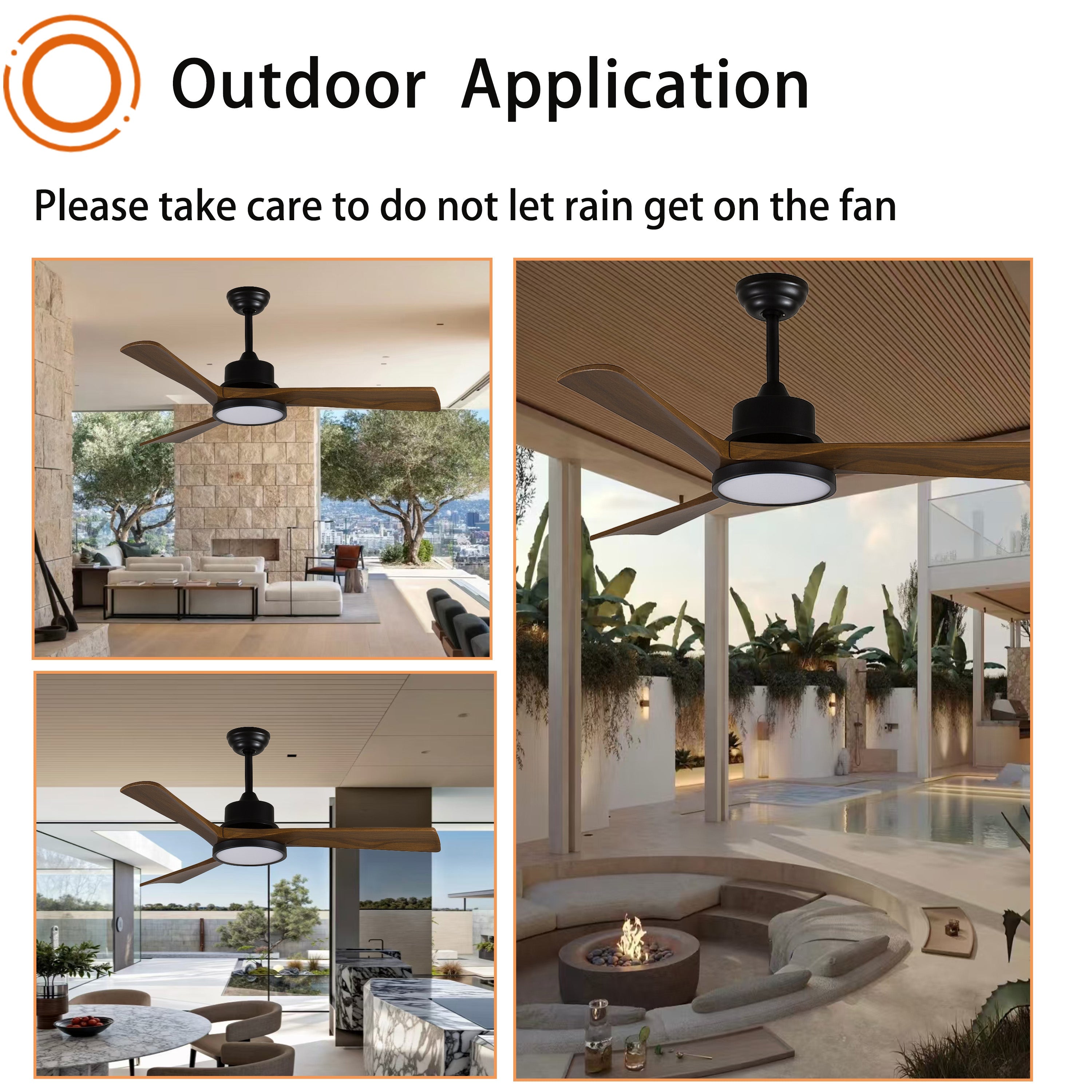 42-Inch Ceiling Fan with Light for Bedroom