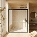 Aluminum Frame Double Sliding Shower Door