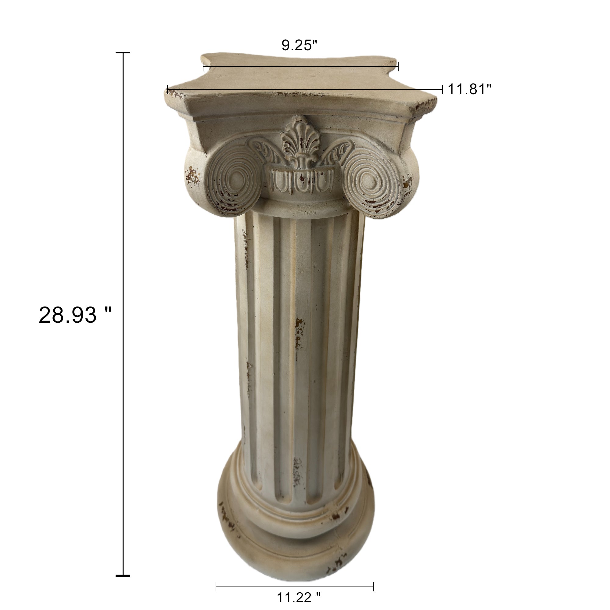 Pedestal Column Plant Stand - 28.93'' Tall Roman Column