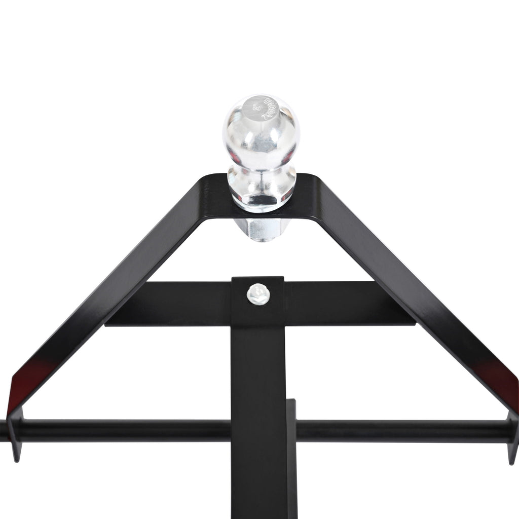 Heavy Duty Trailer Dolly With 2" Ball 1000 Lb Capacity For Easy Mobility - Black