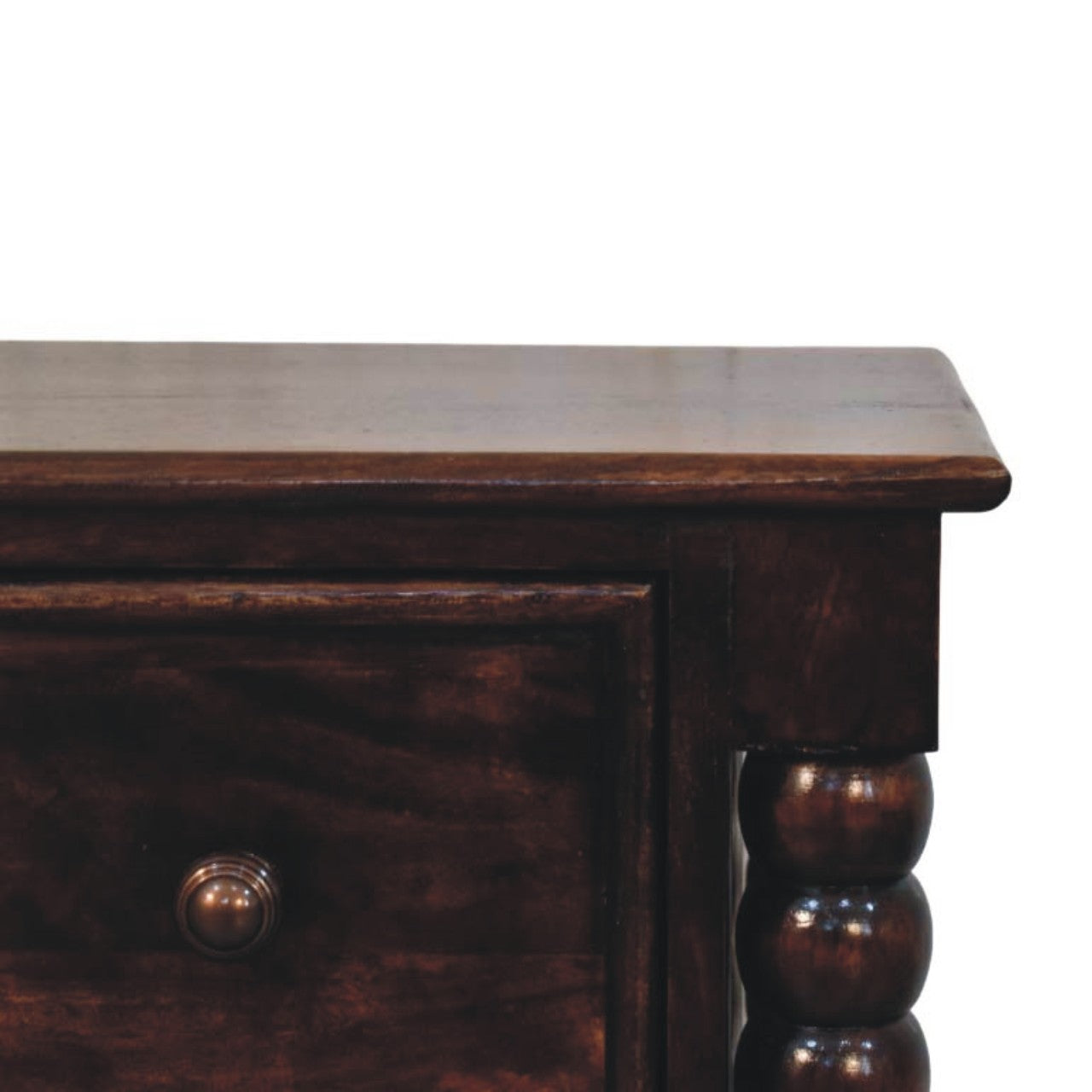 Solid Wood Spindle Duo Bedside
