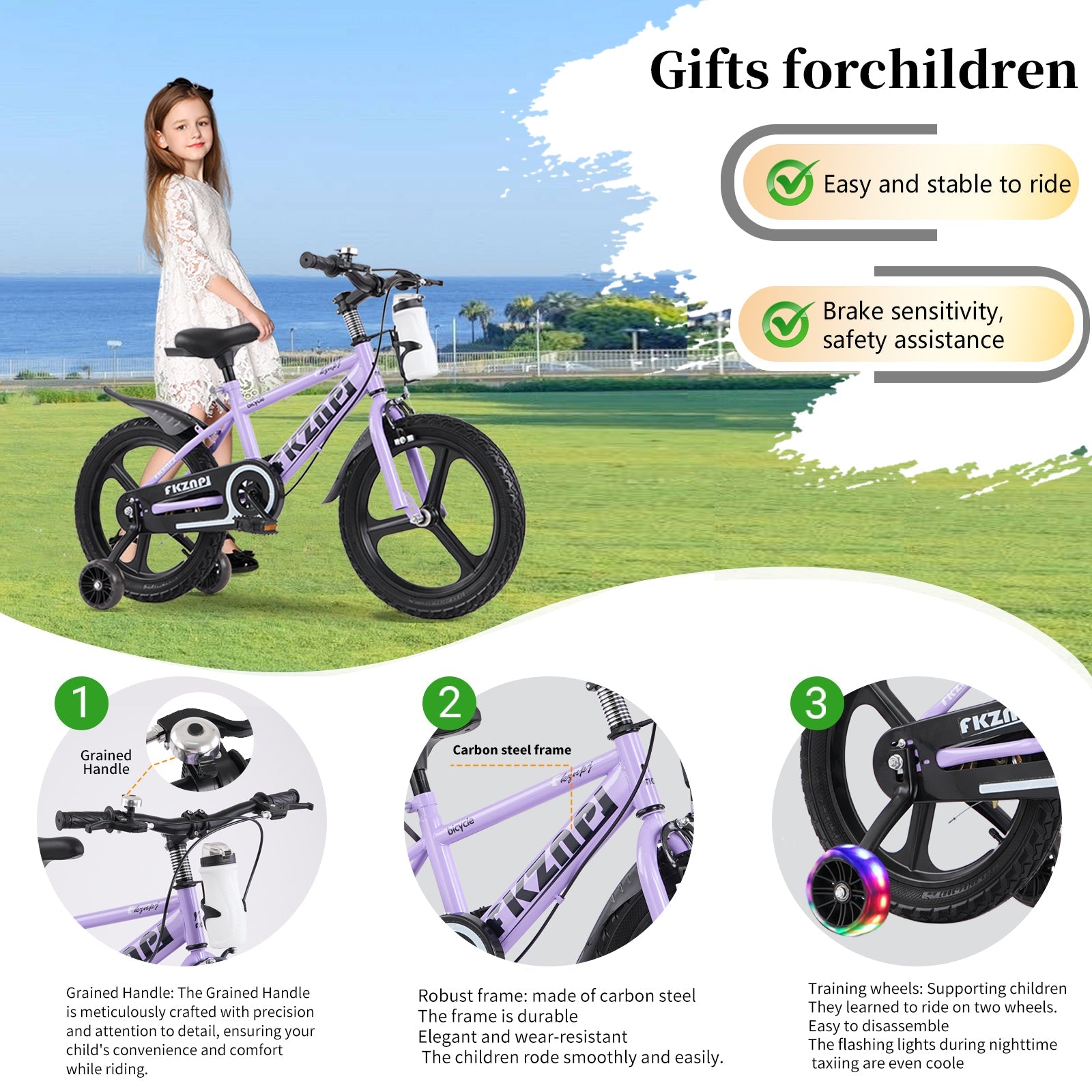 FKZNPJ Kids Bike 18 Inch