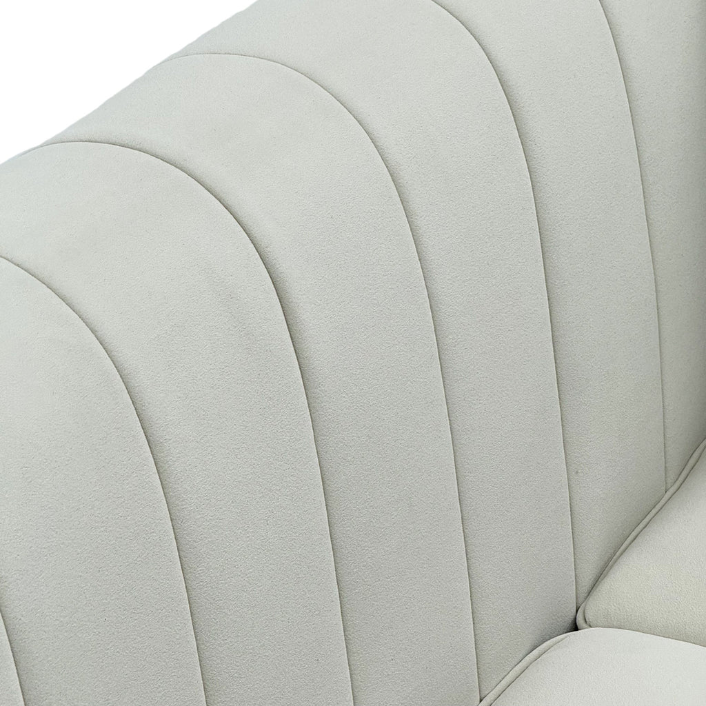 Modern Velvet Upholstered Sofa Set of 2