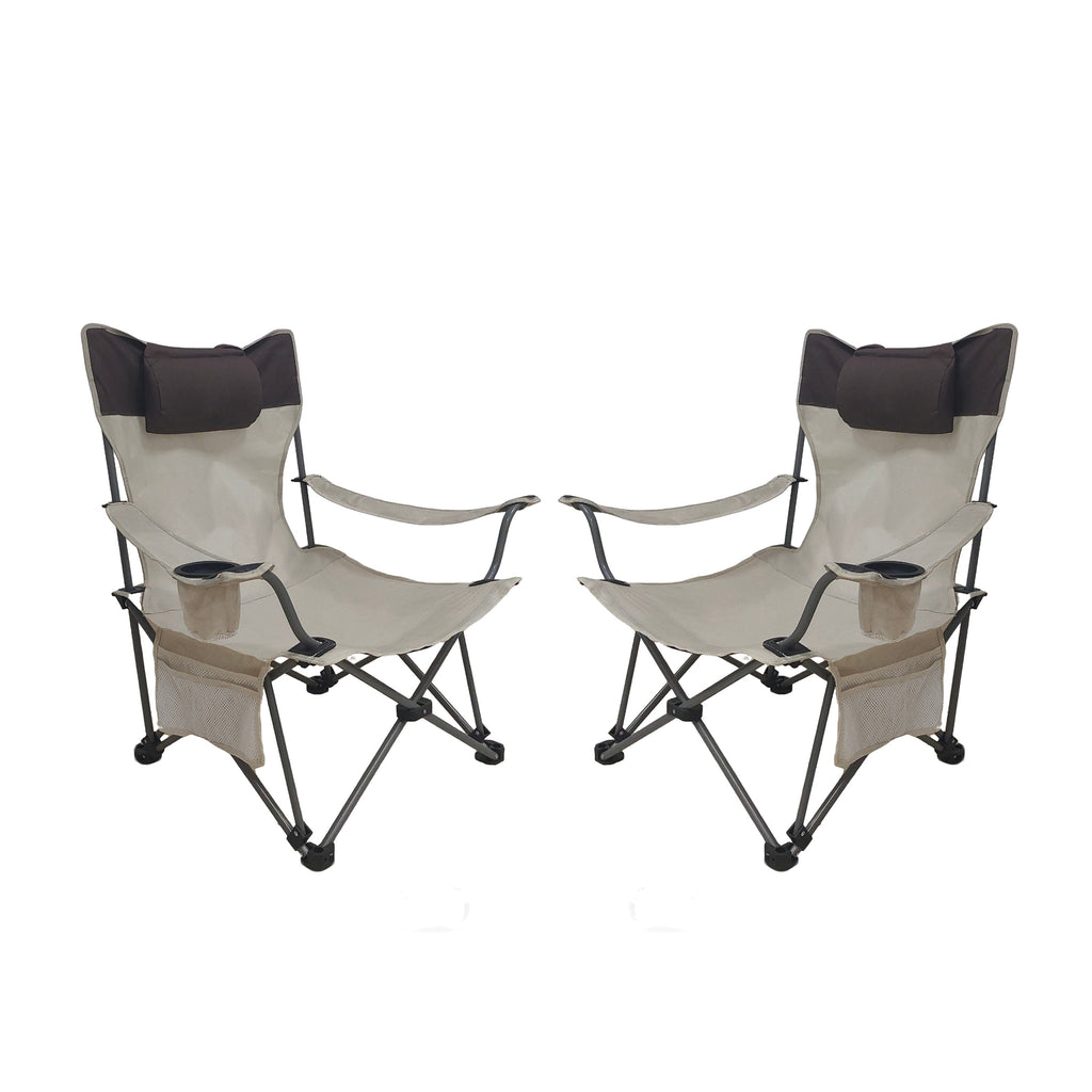 2PCS Outdoor Camping Chairs